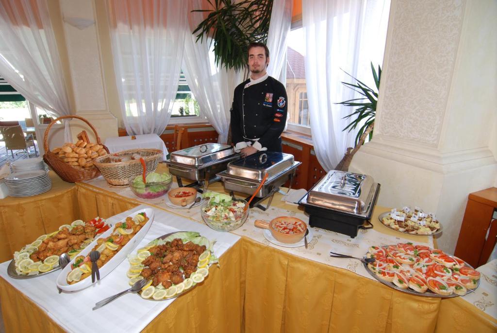 Hotel Bila Ruze Písek Esterno foto